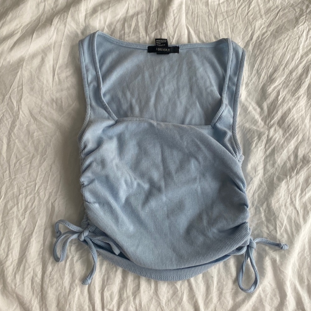 Square neck crop top